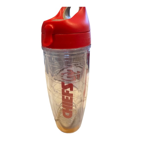 Other - Kansas‎ City Chiefs clear 24 ounce protein shaker bottle